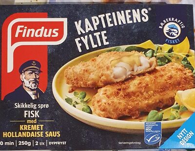 Kapteinens Fylte Fisk Med Kremet Hollandaise Saus front packaging