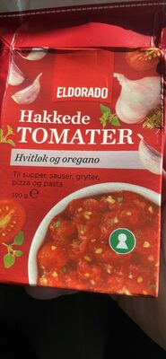 Hakkede TOMATER Hvitløk og oregano