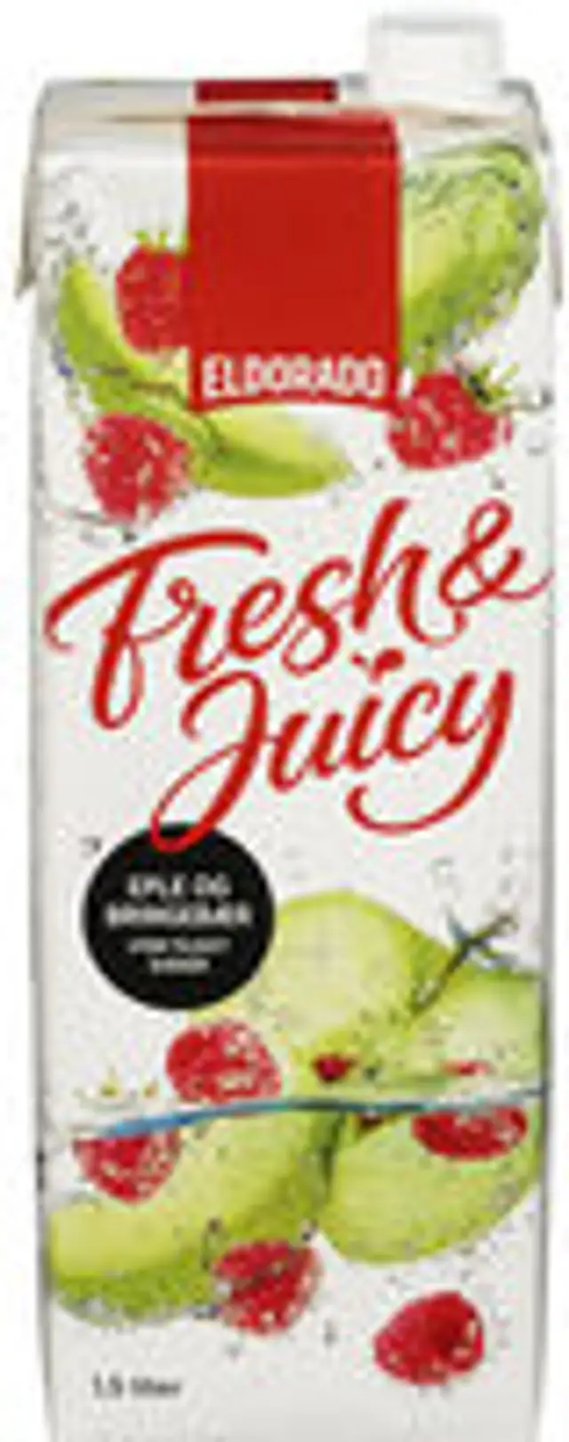 Fresh&Juicy Eple/Bringebær 1,5l Eldorado
