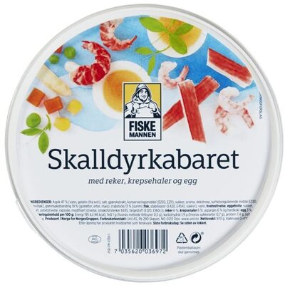 Skalldyr Kabaret 870g Fiskemannen