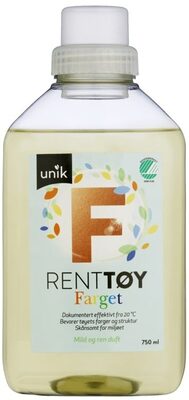 Unik Tøyvask Farget Flytende 750ml front packaging