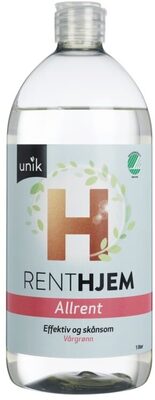 Allrengjøring 1l Unik front packaging
