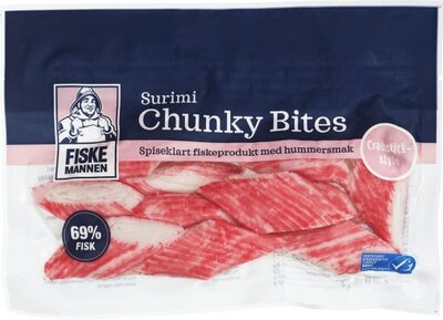 Surimi Chunky Bites Msc 110g Fiskemannen