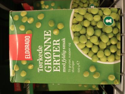 Erter Grønne Tørrede 500g Eldorado