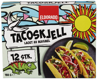 Tacoskjell 12stk 135g Eldorado