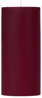 Kubbelys Vinrød 100% Stearin 15cm Unik front packaging