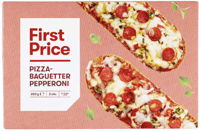 Pizzabaguette m/Pepperoni 2x125g First Price