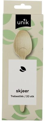 Spiseskje Trebestikk 20stk Unik