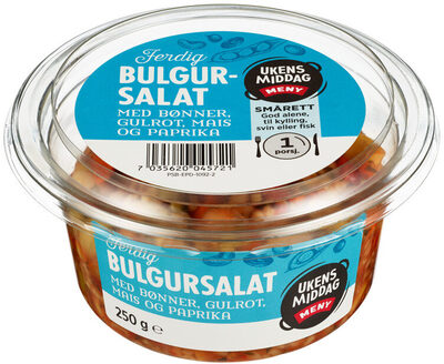 Bulgursalat m/Bønner 250g Meny