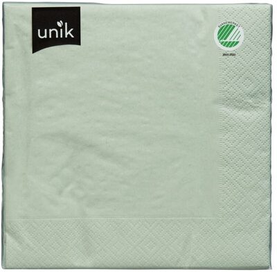 Serviett Grønn 50stk Unik