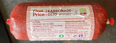 Karbonadedeig Av Storfe