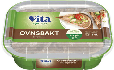 Vita Hjertego' Ovnsbakt Leverpostei 185g