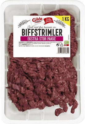 Gilde Biffstrimler Storfe 1kg