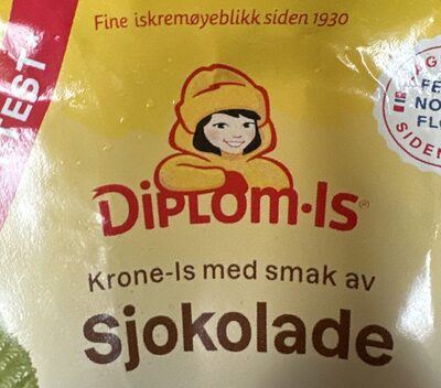 Chocolate ice cream cone