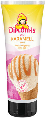 Diplom-Is Favoritter Salt Karamellsaus 275g front packaging