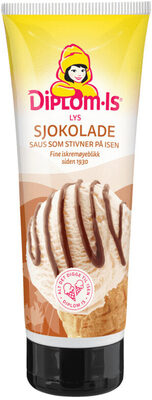 Diplom-Is Favoritter Lys Sjokoladesaus 250g