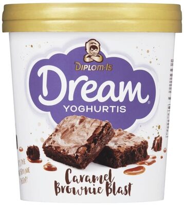 Dream Yoghurtis Caramel Brownie 0,8l Diplom-Is front packaging