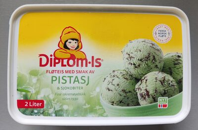 Fløteis Pistasj & sjokobiter