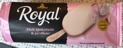 Royal hvit sjokolade og jordbær