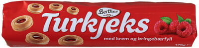 Berthas Turkjeks Bringebær 175g