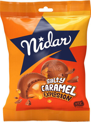Nidar Salty Caramel Explosion 168g front packaging