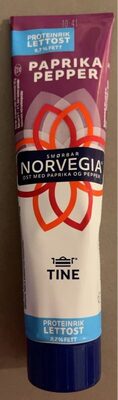 Smørbar Norvegia ost med paprika og pepper
