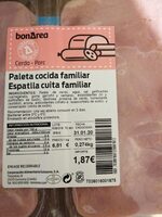 Paleta cocida familiar