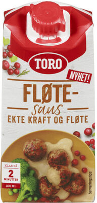 Toro Kjølt Fløtesaus 300ml front packaging