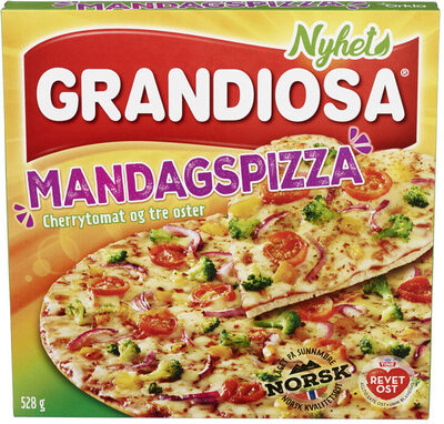 Grandiosa Pizza Mandagspizza 528g
