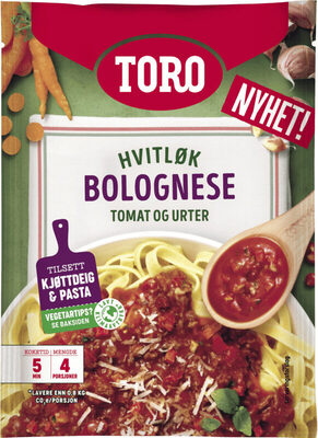 Toro Hvitløk Bolognesesaus 74g