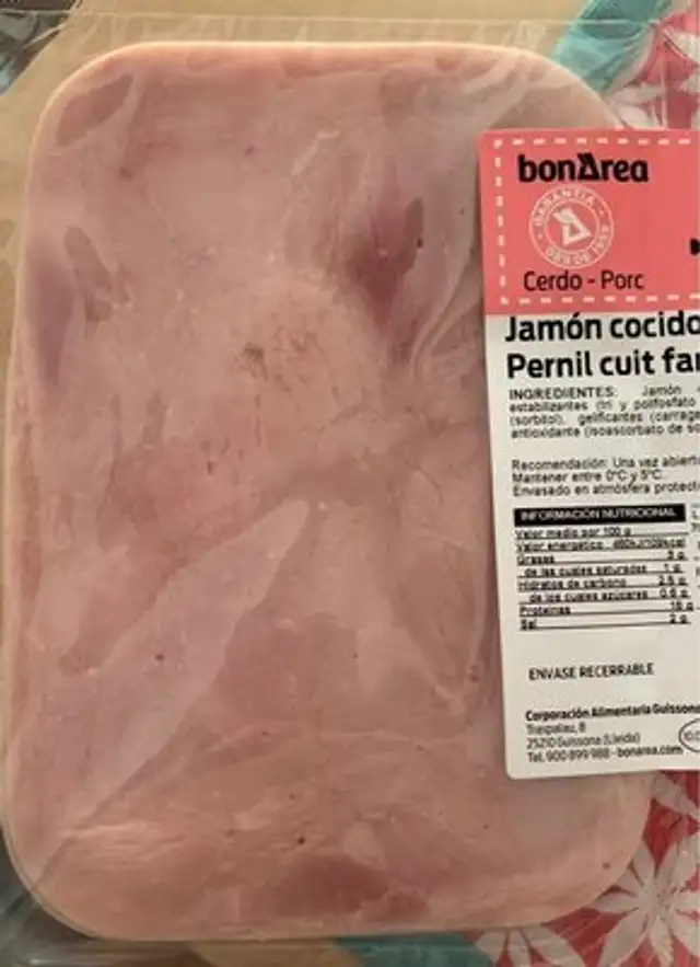 Jamon Cocido Familiar front packaging