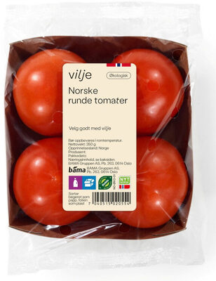 Tomat Økologisk 350g Vilje