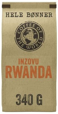 Inzovu Rwanda Hele Bønner 340g Cotw front packaging
