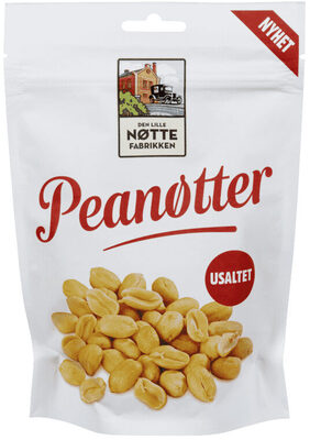 Den Lille Nøttefabrikken Peanøtter Usaltet 180g