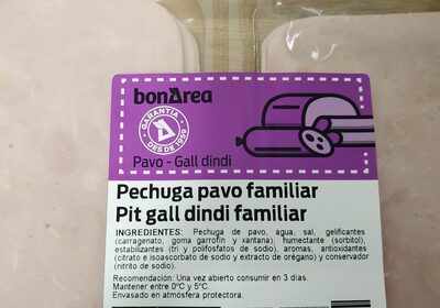 Pechuga pavo familiar