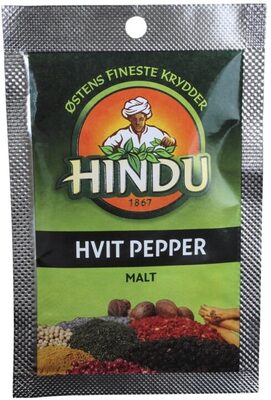 Pepper Hvit Malt 10g Pos Hindu