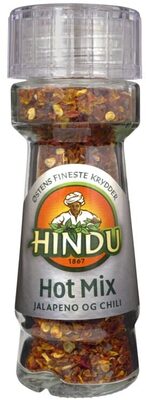 Jalapeno&Chili Hot Mix m/Kvern 38g Hindu