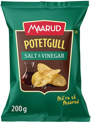 Potetgull Salt&Vinegar 200g Maarud