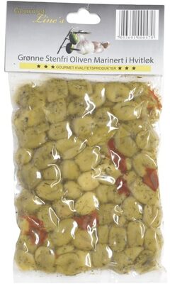 Oliven Grønn u/Sten m/Sitron 250g Gourmet Line