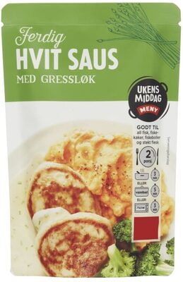 Hvit Saus m/Gressløk 2dl Meny
