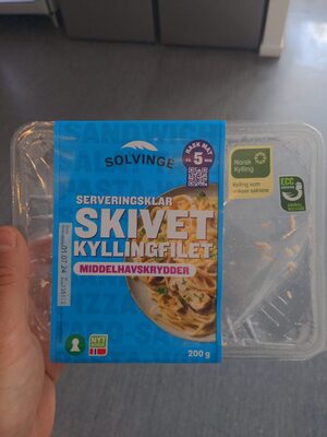 SKIVET KYLLINGFILET med smak av middelhavskrydder