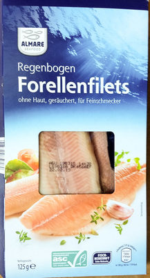 Regenbogen Forellenfilets