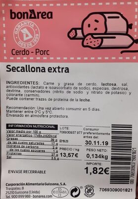 Secallona extra