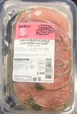 Lomo Adobado al ajillo