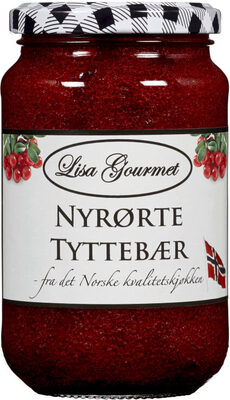 Tyttebær Nyrørte 365g Lisa