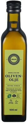 Olivenolje Spansk Extra Virgin Økologisk, kaldpresset, 0,5 l