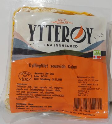 Kyllingfilet sousvide Cajun