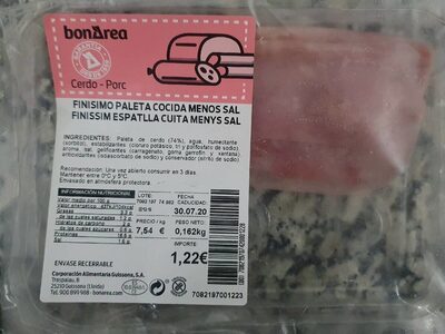 Finisimo paleta cocida menos sal