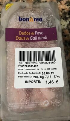 Dados de pavo