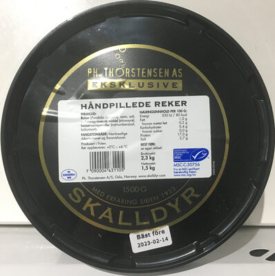 Håndpillede Reker